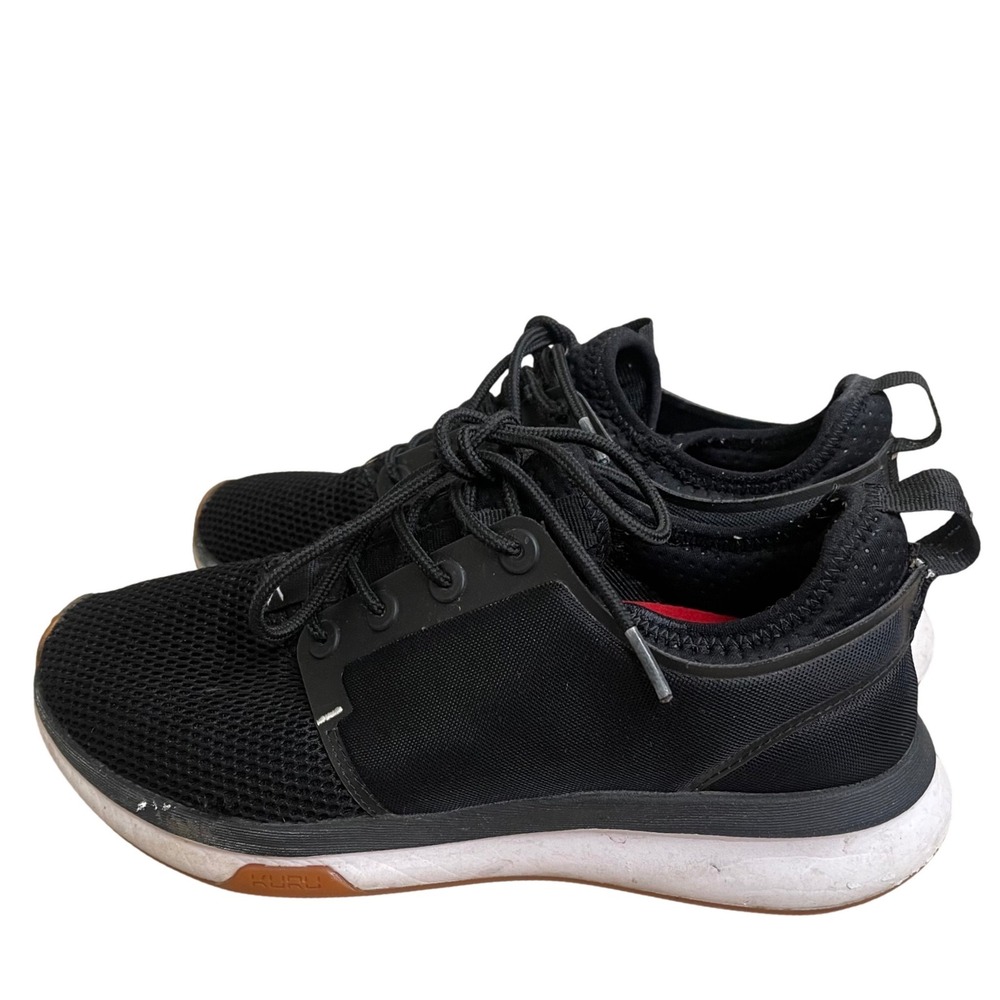 Kuru Atom Womens Black Mesh Athletic Sneakers USA 9 comfort athletics Gum Sole